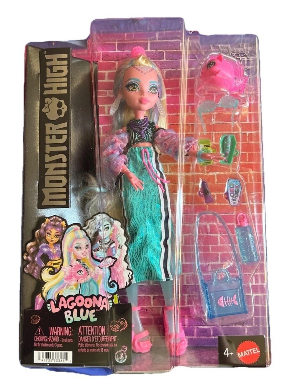 Monster High Lagoona Blue Fashion Doll New